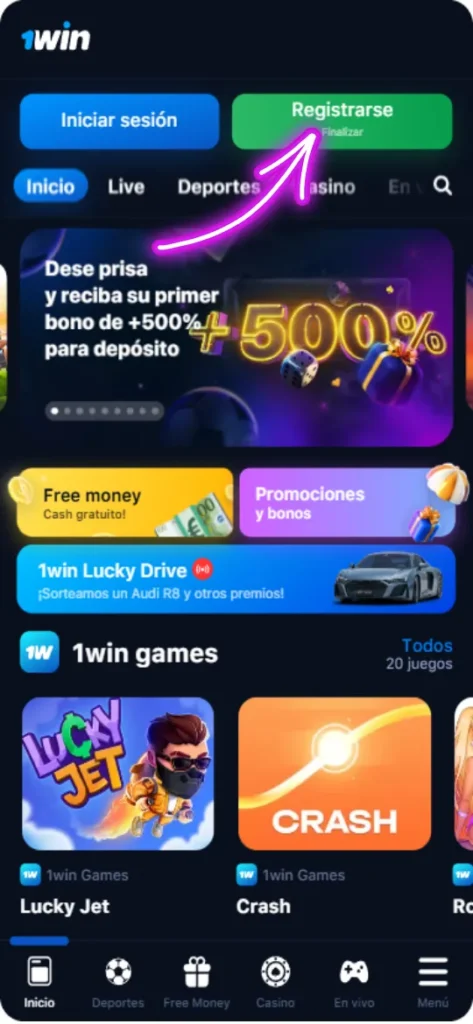 1Win official site